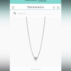 Tiffany diamond pendant